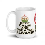 “KEEP CALM” Premium Glossy White Mug