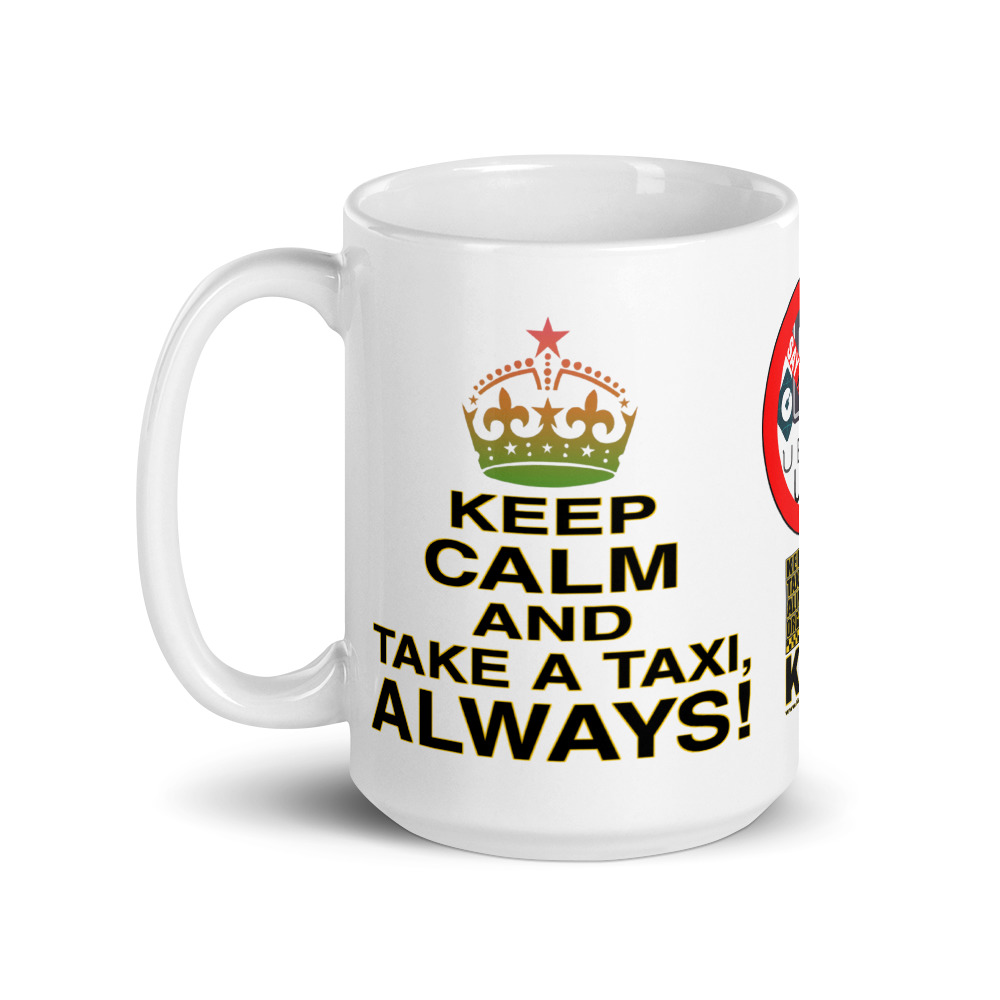 “KEEP CALM” Premium Glossy White Mug