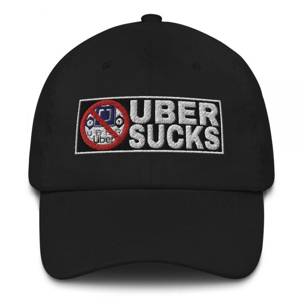“UBER SUCKS” Embroidered Yupoong Dad Hat - Image 2