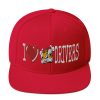 “I LOVE TAXI DRIVERS” Embroidered Yupoong Snapback Hat - Image 37