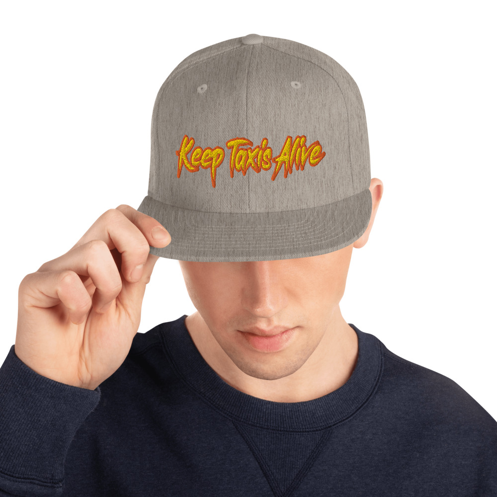 “KEEP TAXIS ALIVE - v2” Embroidered Yupoong Snapback Hat