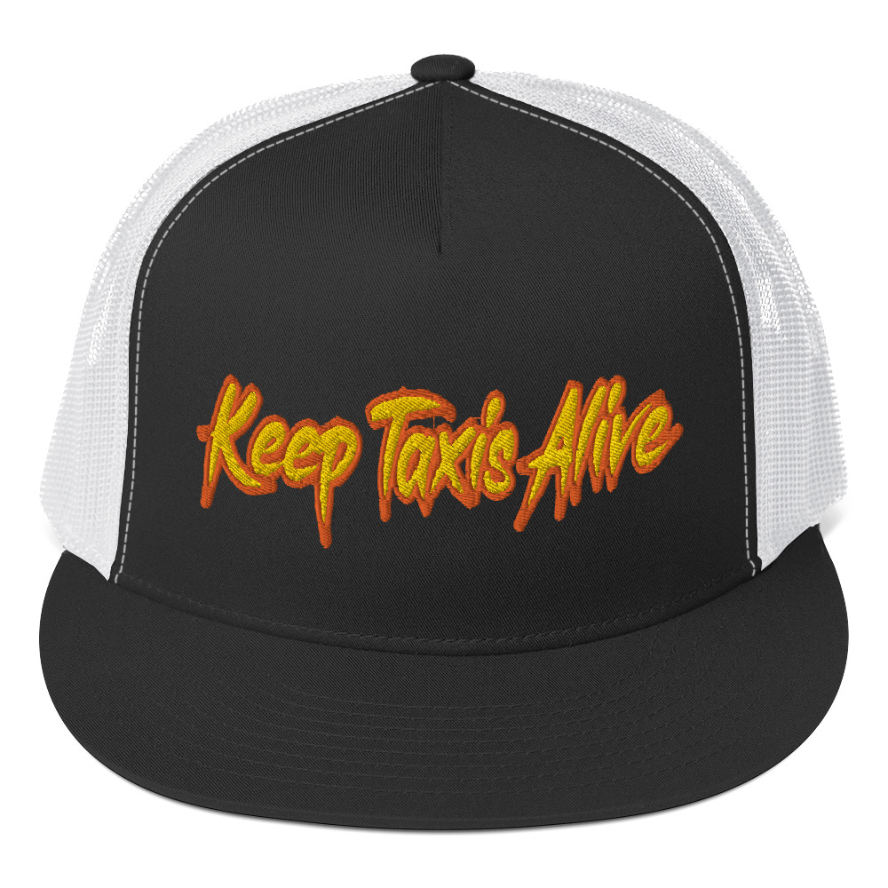 “KEEP TAXIS ALIVE – v2” Embroidered Yupoong Trucker Cap