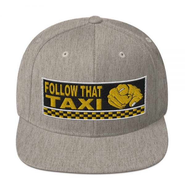 “FOLLOW THAT TAXI” Embroidered Yupoong Snapback Hat - Image 26