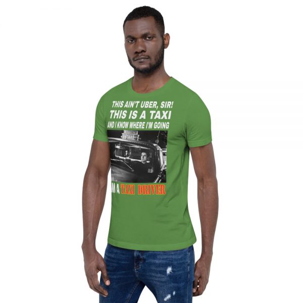 "THIS AIN'T UBER SIR!" Premium Dark Color T-Shirt - Image 17