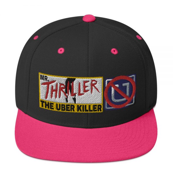 “MR. THRILLER, THE UBER KILLER” Embroidered Yupoong Snapback Hat - Image 4