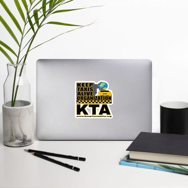 “KEEP TAXIS ALIVE ORGANIZATION” Premium Kiss Cut Emblem Stickers - Image 6