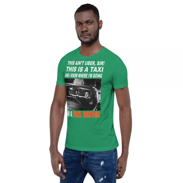"THIS AIN'T UBER SIR!" Premium Dark Color T-Shirt - Image 20