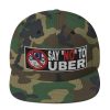 “SAY NO TO UBER - v2” Embroidered Yupoong Snapback Hat - Image 11