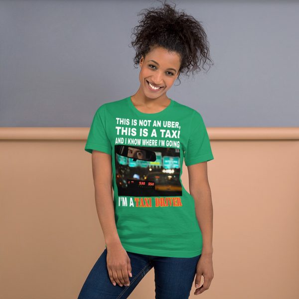 "THIS IS NOT AN UBER" Premium Dark Color T-Shirt - Image 8