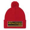 “I’M THE REAL TAXI DRIVER – v1” Embroidered Pom-Pom Beanie - Image 10