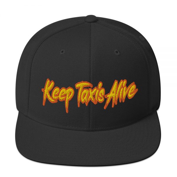 “KEEP TAXIS ALIVE - v2” Embroidered Yupoong Snapback Hat - Image 8