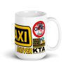 “I’M THE REAL TAXI DRIVER” Premium Glossy White Mug - Image 5