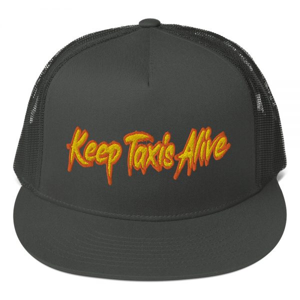 “KEEP TAXIS ALIVE – v2” Embroidered Yupoong Trucker Cap - Image 3