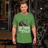 "GET THERE SAFELY IN A TAXI" Premium Dark Color T-Shirt - Image 7