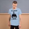 "I'M A PROUD TAXI DRIVER" Premium Bright Color T-Shirt - Image 5