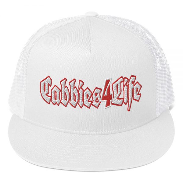 “CABBIES4LIFE” Embroidered Yupoong Trucker Cap - Image 9