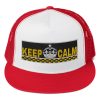 “KEEP CALM” Embroidered Yupoong Trucker Cap - Image 8