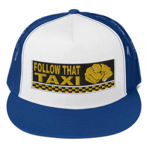 “FOLLOW THAT TAXI” Embroidered Yupoong Trucker Cap - Image 8