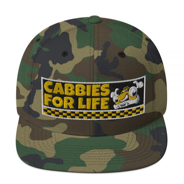 “CABBIES FOR LIFE” Embroidered Yupoong Snapback Hat - Image 12