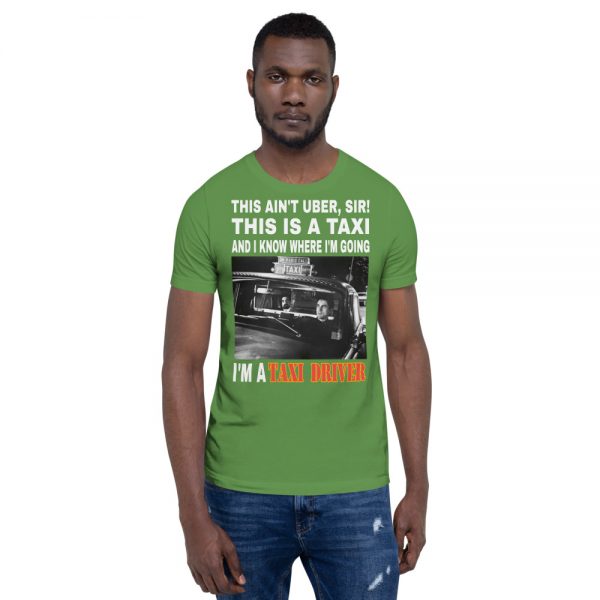 "THIS AIN'T UBER SIR!" Premium Dark Color T-Shirt - Image 16