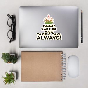 “KEEP CALM” Premium Kiss Cut Emblem Stickers