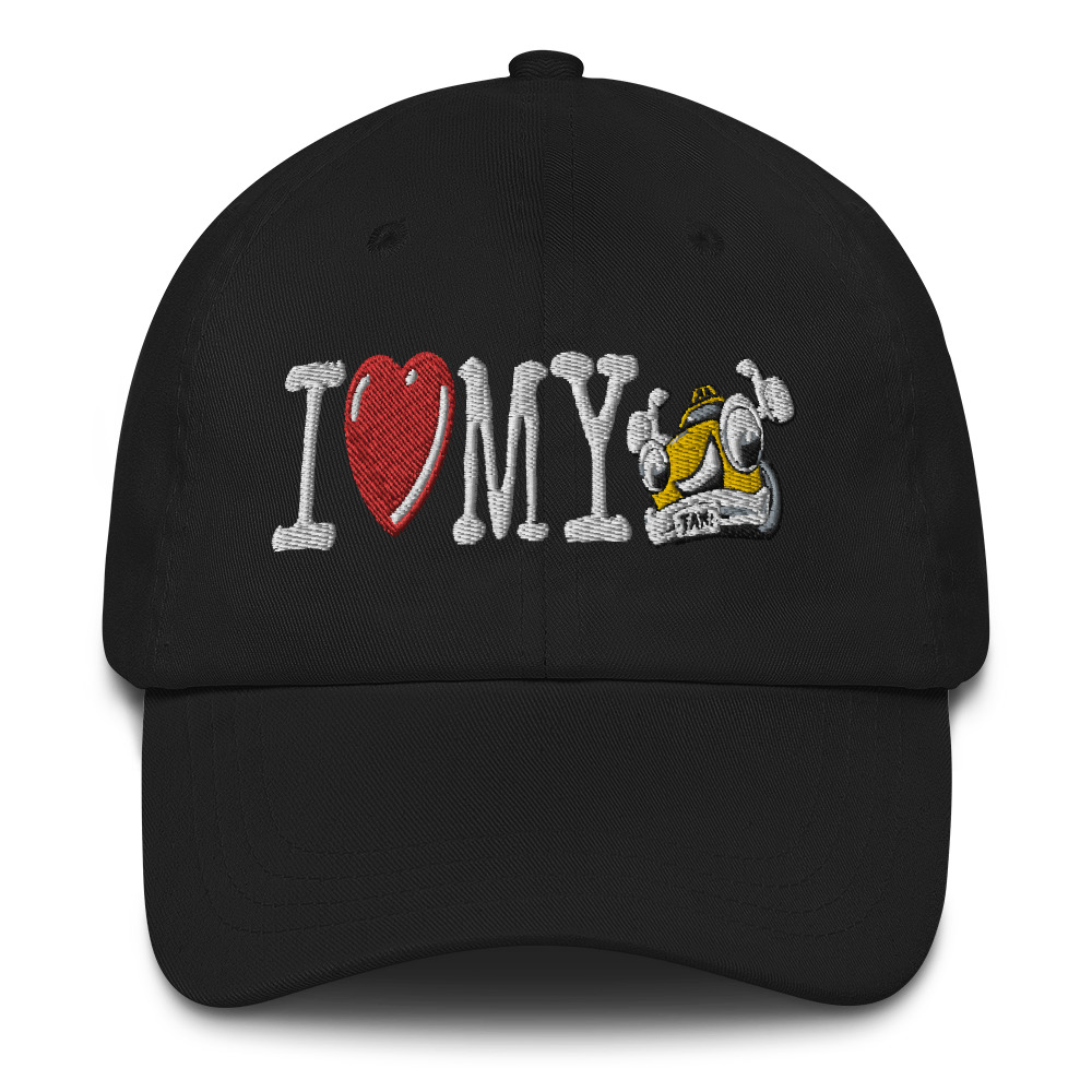 “I LOVE MY TAXI” Embroidered Yupoong Dad Hat