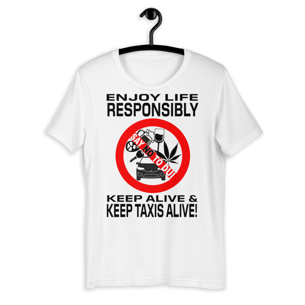 "ENJOY LIFE RESPONSIBLY" Premium Bright Color T-Shirt