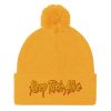 “KEEP TAXIS ALIVE – v2” Embroidered Pom-Pom Beanie - Image 11