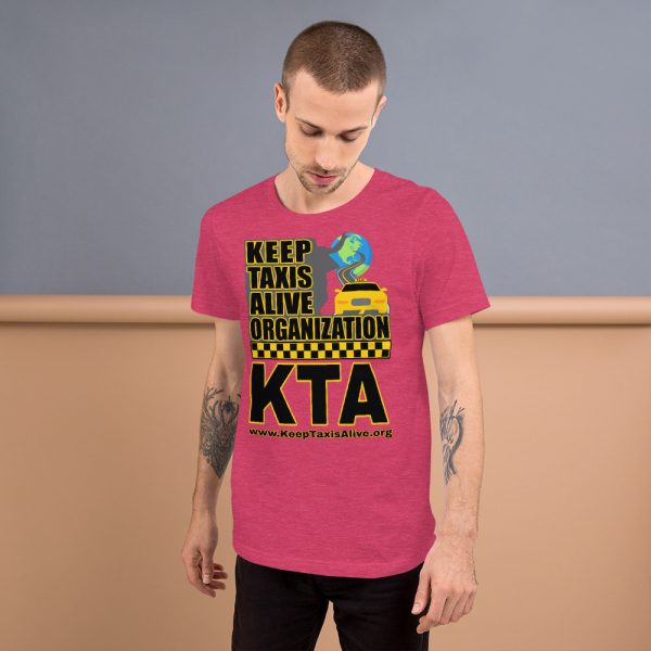 "KEEP TAXIS ALIVE ORGANIZATION" Premium Dark Color T-Shirt - Image 12