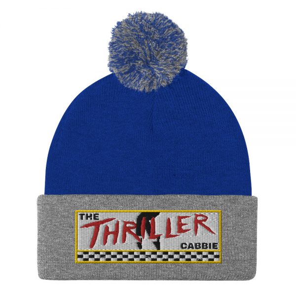 “THE THRILLER CABBIE” Embroidered Pom-Pom Beanie - Image 8