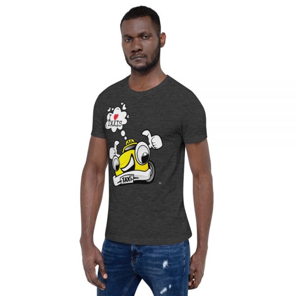 "I LOVE TAXIS" Premium Dark Color T-Shirt - Image 14