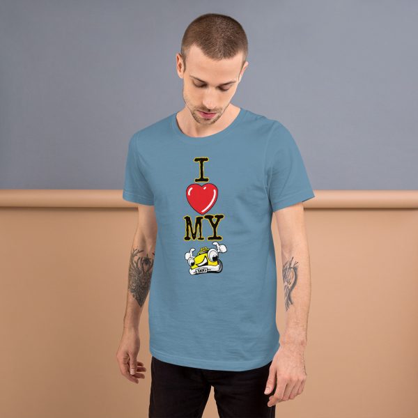 “I LOVE MY TAXI” Premium Bright Color T-Shirt - Image 5