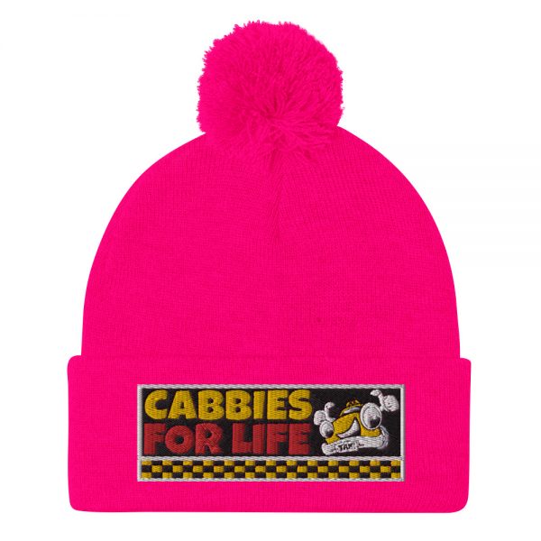 “CABBIES FOR LIFE” Embroidered Pom-Pom Beanie - Image 12