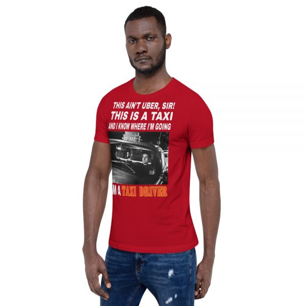 "THIS AIN'T UBER SIR!" Premium Dark Color T-Shirt - Image 29