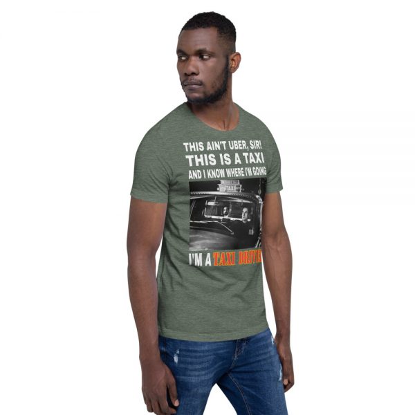"THIS AIN'T UBER SIR!" Premium Dark Color T-Shirt - Image 7