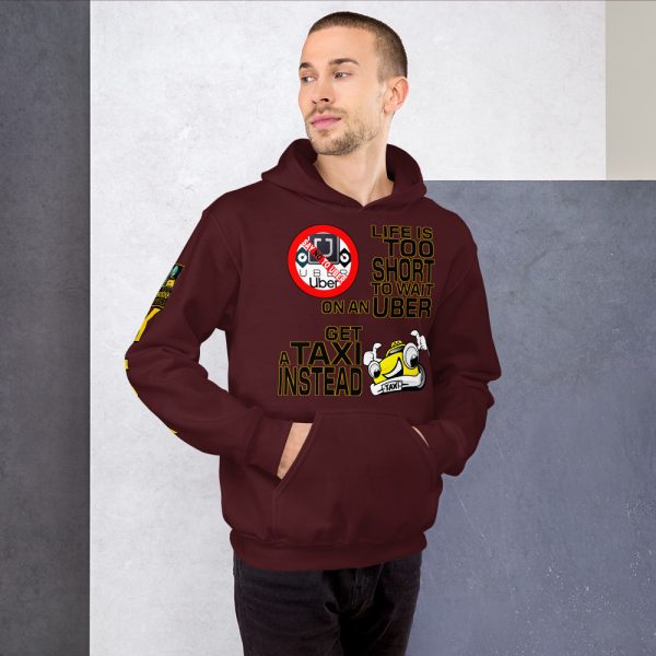 “LIFE IS TOO SHORT TO WAIT ON AN UBER” Premium Soft & Heavy Blend Hoodie - Image 15