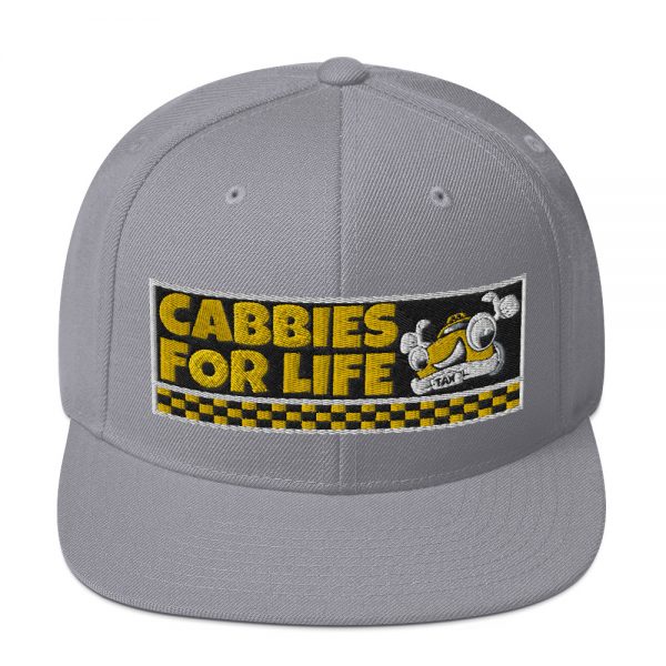 “CABBIES FOR LIFE” Embroidered Yupoong Snapback Hat - Image 32