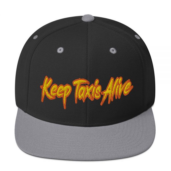 “KEEP TAXIS ALIVE - v2” Embroidered Yupoong Snapback Hat - Image 10