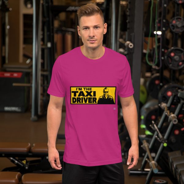 "I'M THE TAXI DRIVER" Premium Dark Color T-Shirt - Image 11
