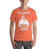 "I'M A PROUD TAXI DRIVER" Premium Dark Color T-Shirt - Image 8