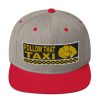 “FOLLOW THAT TAXI” Embroidered Yupoong Snapback Hat - Image 29