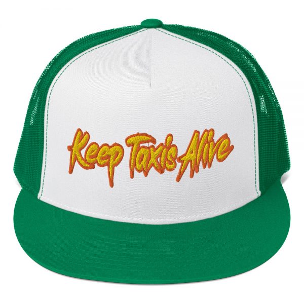“KEEP TAXIS ALIVE – v2” Embroidered Yupoong Trucker Cap - Image 5