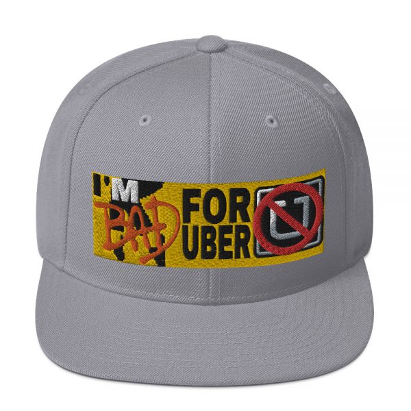 “I'M BAD FOR UBER” Embroidered Yupoong Snapback Hat - Image 31