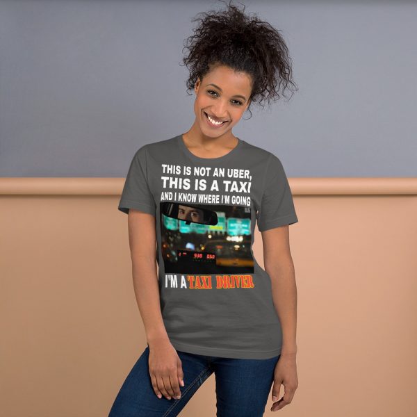 "THIS IS NOT AN UBER" Premium Dark Color T-Shirt - Image 5