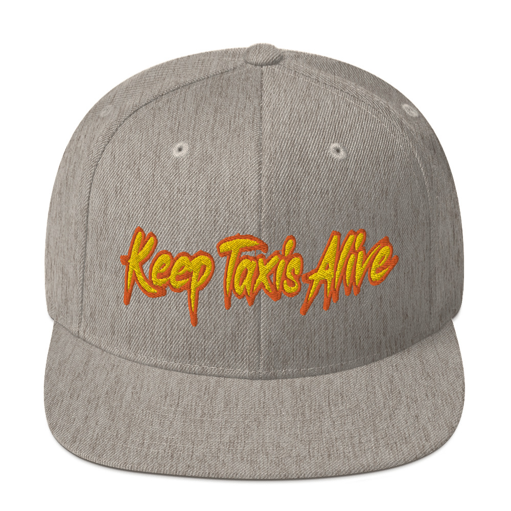“KEEP TAXIS ALIVE - v2” Embroidered Yupoong Snapback Hat