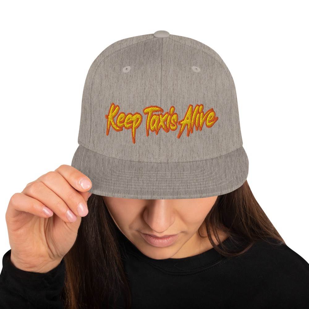 “KEEP TAXIS ALIVE - v2” Embroidered Yupoong Snapback Hat