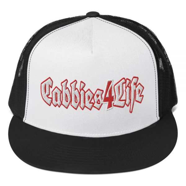 “CABBIES4LIFE” Embroidered Yupoong Trucker Cap - Image 4