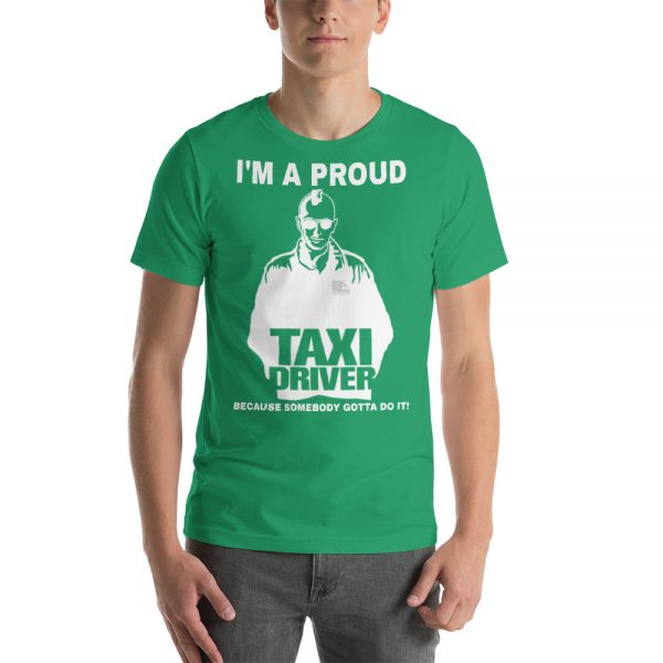 "I'M A PROUD TAXI DRIVER" Premium Dark Color T-Shirt - Image 7