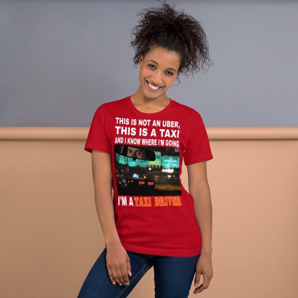 "THIS IS NOT AN UBER" Premium Dark Color T-Shirt - Image 10