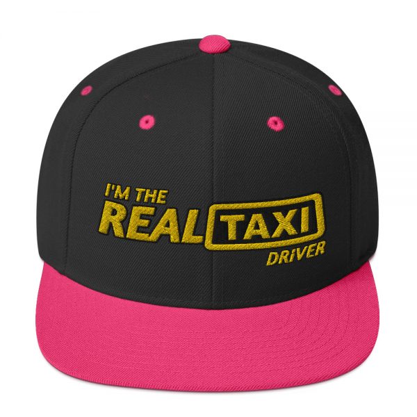 “I'M THE REAL TAXI DRIVER - v2” Embroidered Yupoong Snapback Hat - Image 4